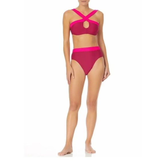 Brand New NWT fuchsia & Pink Bathing Suit Endless Waves Multiple Sizes - Picture 1 of 11